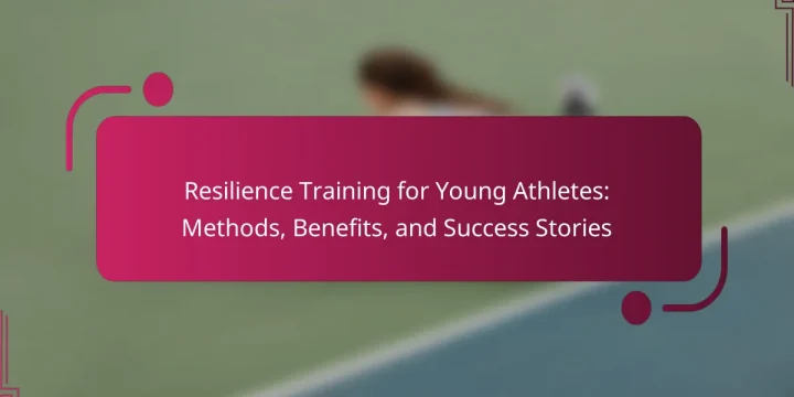 Resilience Training for Young Athletes: Methods, Benefits, and Success Stories